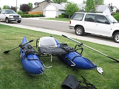 inflatable pontoon fishing boats